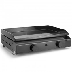 Plancha Gas Schmiede Adour 2 6400 W 60 cm Stahl Bodenplatte in emaillierten Gusseisen-Brenner