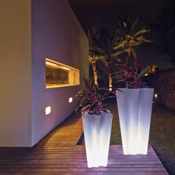 Luminous pot bye bye Vondom led white height 70