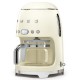 Smeg programmierbare Kaffeemaschine Jahr 50 Chromé Creme