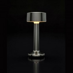 Luminaire de Table Imagilights Led Sans Fil Collection Moments Lava Grey Cylindre