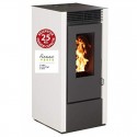 Interstoves 10Kw Economic Granule Stove com Marina White Remote Control