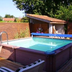 Piscine Zodiac Azteck carrée Hors-sol 341 x 341