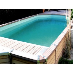 Piscine Bois Zodiac Azteck mixte Enterrée 730 x 400