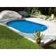 Pool Ovale Ibiza Family 600 Luxe Begraben