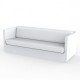 Sofa Vondom Ulm Sofa mit weißen Kissen