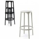 Lot de 4 tabourets de Bar Brooklyn Vondom hauteur d'assise 76 écru