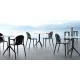 Lot de 4 chaises Vondom Brooklyn noir