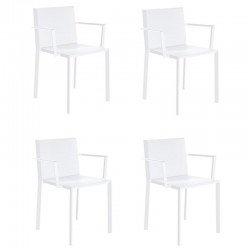 Juego de 4 sillones grises vondom Quartz