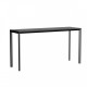 Table haute Frame Aluminium Vondom 200x60x105 noir