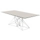 Tisch Faz Vondom 200x100 Edelstahl-Platte weiß