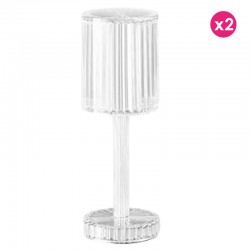 Set di 2 Lampade Gatsby Cilindro Cristallo Wireless Vondom Led