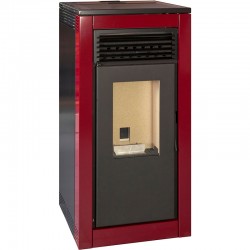 Estufa de pellets Escalor de 12Kw Rouge Imperial Frida