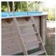 Piscine Bois Ubbink Linea 350x650 H150 Liner Bleu