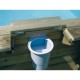 Pool Wood Ubbink Océa 510 H120 Liner Azul