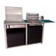 Combiné Barbecue et Plancha Tonio avec Tournebroche