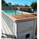 Piscine Container CosyPool Premium 244x605 H150 rectangle