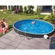 Piscine Azuro Ronde style rotin 360x120