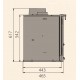 Insert à Bois Ferlux Iron en Fonte avec Turbo 16 kW