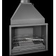 Ferlux houtkachel met Forno 60 oven in 16kW staal met glas