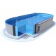 Ovaler Pool Ibiza Azuro 10x416 H150 mit Sandfilter