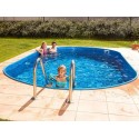 Piscine Ovale Ibiza Azuro 11mx5m H150cm Enterrée avec Filtre à sable