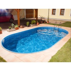 Ovaal zwembad Ibiza Azuro 12mx6m H150cm Begraven