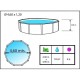 Piscine hors sol TOI Prestige ronde 460x120 Blanc