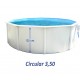 Above ground pool TOI Magnum round 350x132 Compact White