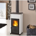 Stufa a legna Nordica Extraflame Tea 6.6kW bianco