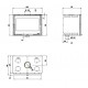 Inserto de madera Nordica Extraflame Inserto 80 Wide 2.0 80kW