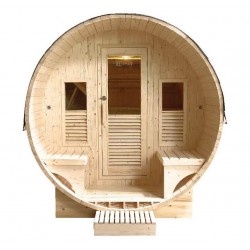 Sauna extérieur Gaïa Luna 6 places Holl’s en Epicea