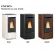 Ventilated pellet stove La Nordica Extraflame Sabry Prestige Line 7kW Black