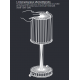 Gatsby Cilinder Crystal Vondom Led Lamp met batterij