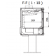 Ferlux Enya 80 central foot wood stove 9.6 kW