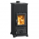 La Nordica Emiliana Steel 6.5kW stufa a legna nero antracite