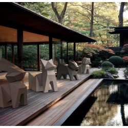 Statue Design Lapin Kousagi Origami Vondom