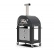 Base Alfa Cart para Moderno 3 Forno de Pizza sobre Rodas Preto