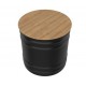 Fractio Serbatoio di stoccaggio pellet di legno in acciaio e bambù Dixneuf Design