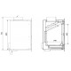 Insert à Bois Ferlux F-1100 Large 16.5 kW Turbo ventilé