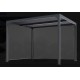 Pérgola Bioclimática 2 Cortinas Laterales 10,80 m2 aluminio antracita Habrita