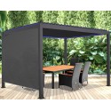tenda cieca laterale pergola bioclimatica Habrita 3m