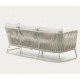 Saco 3-Sitzer-Outdoor-Sofa aus Seil und Stahl VeryForma