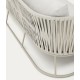 Saco 3-Sitzer-Outdoor-Sofa aus Seil und Stahl VeryForma