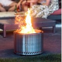 Volcano Extra Large Stainless Steel Brazier RedFire