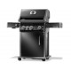 Napoleon Rogue® PRO 425 zwarte gasbarbecue BB SIZZLE ZONE™ en 4 branders waarvan één Side