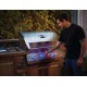 Parrilla de gas empotrada Napoleon 700 Big 32 con 4 quemadores y 1 infrarrojo trasero