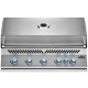 Parrilla de gas incorporada Napoleon Big 38 Series 700 con 5 quemadores y 1 trasero infrarrojo