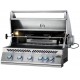 Parrilla de gas incorporada Napoleon Big 38 Series 700 con 5 quemadores y 1 trasero infrarrojo