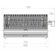 Le Marquier Irissarry Churrasqueira em Aço Inox com Rotisserie 78x32