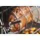 Le Marquier Mendy Barbecue in Acciaio Nero con Carrello e Girarrosto